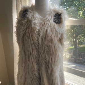 Faux Fur Zara Knit Vest